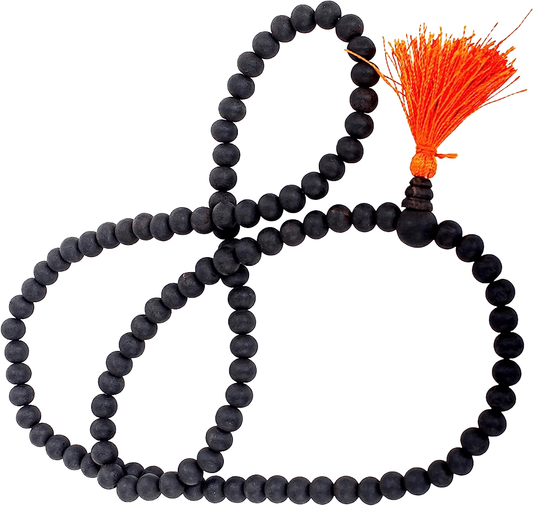 Karungali Malai (Ebony wood Mala) 108 Beads 6MM, 8MM,10MM With Lab Certificate