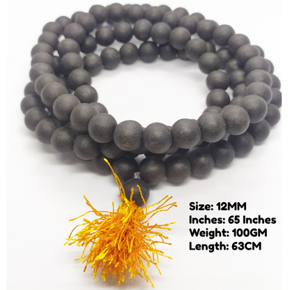 Karungali Malai (Ebony wood Mala) 108 Beads 6MM, 8MM,10MM With Lab Certificate